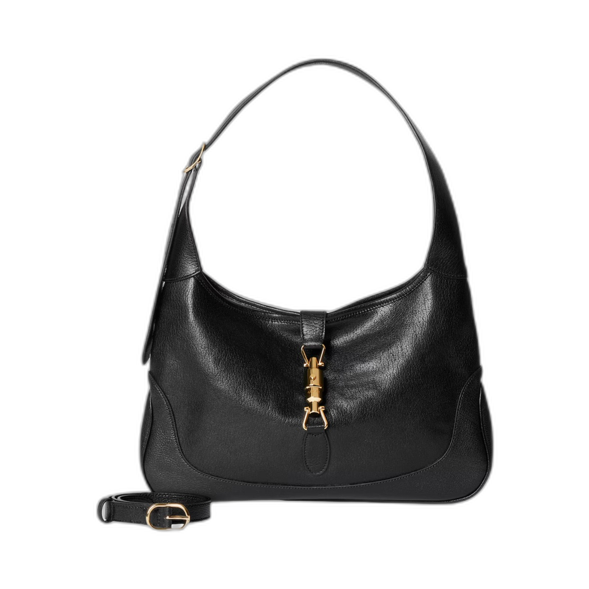Jackie 1961 Medium Soft Grainy Leather Shoulder Bag - Black