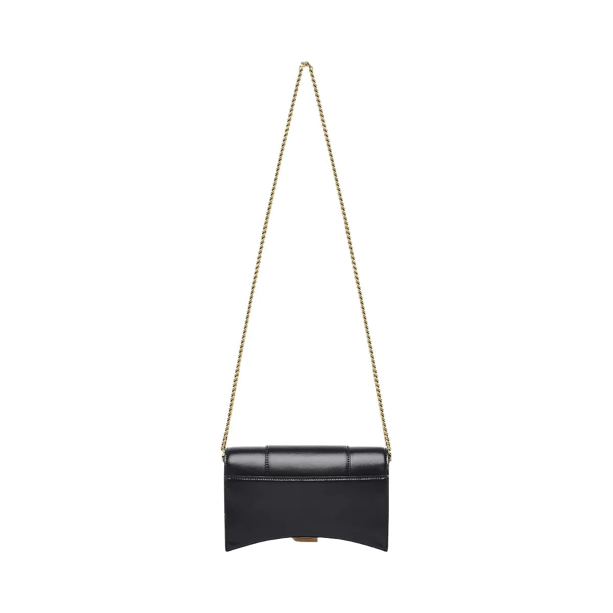 Balenciaga Hourglass Box Leather Wallet on Chain