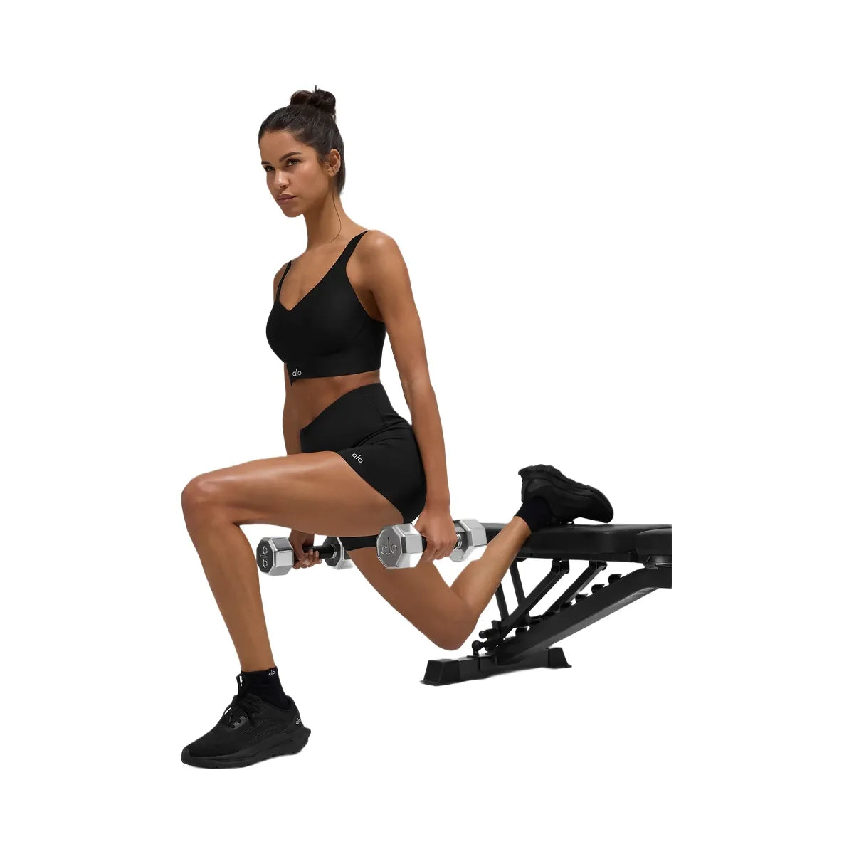 Alo Women's Airlift Endurance High-Impact Bra - Black