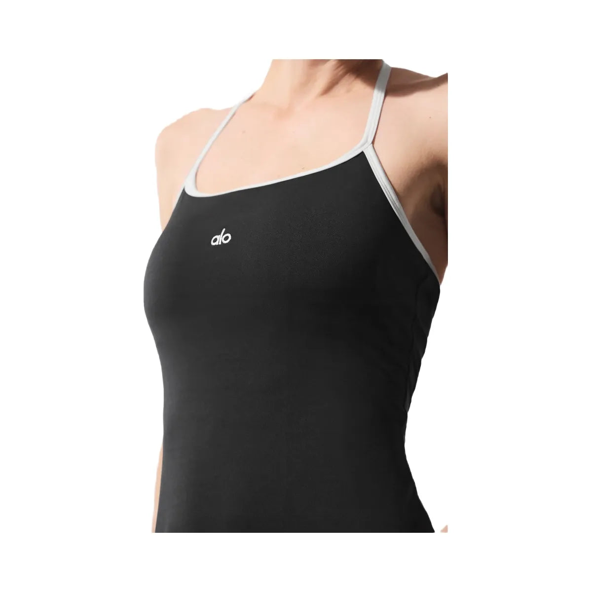 Alo Women's ALO Softsculpt Halter Tennis Dress - Black/White