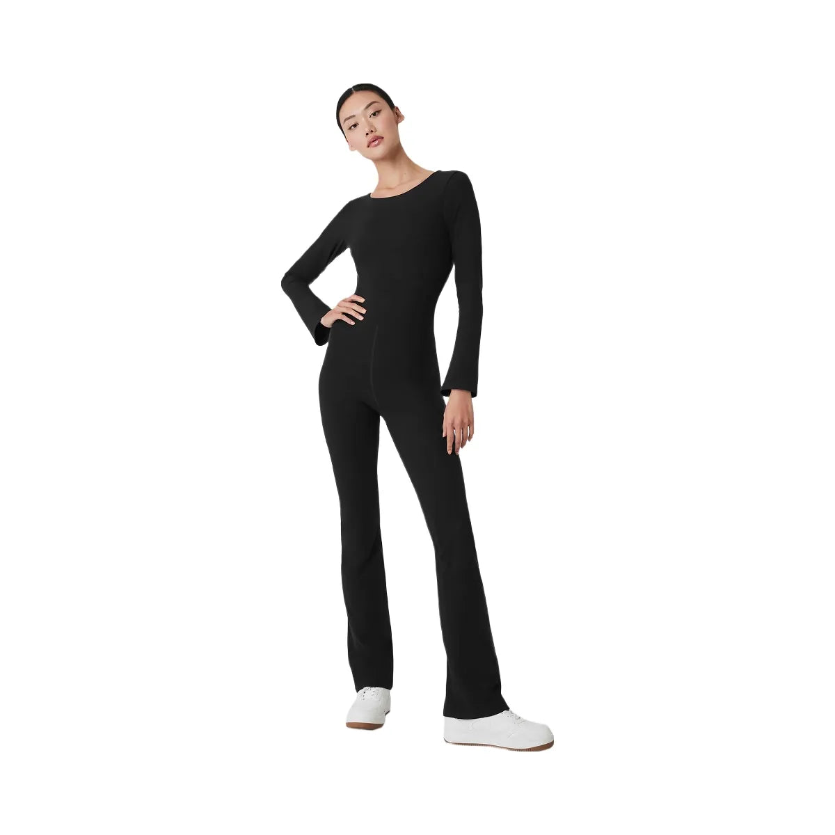 Alo Women's Alosoft Melody Full Length Bootcut Onesie - Black