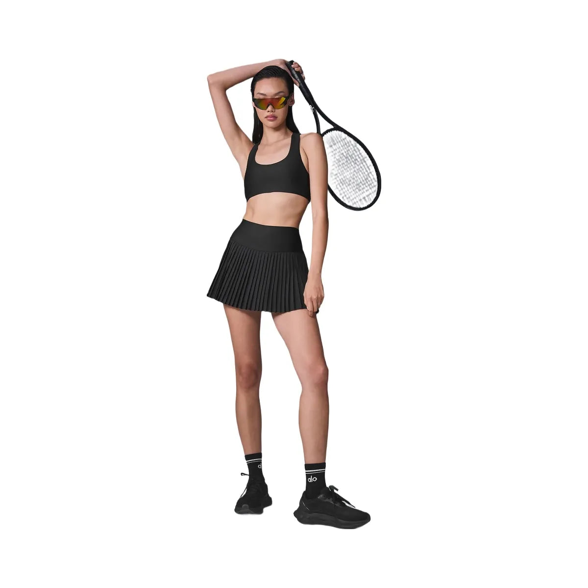 Alo Women's Grand Slam Tennis Skirt - Black