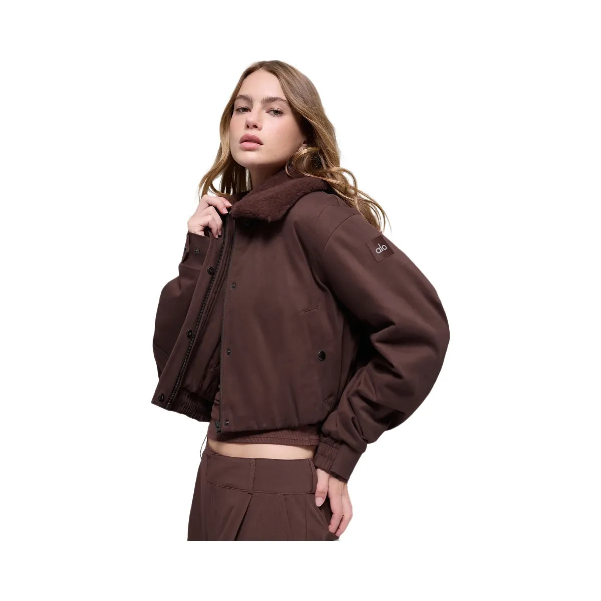 Alo Women's Navigator Jacket - Brownstone