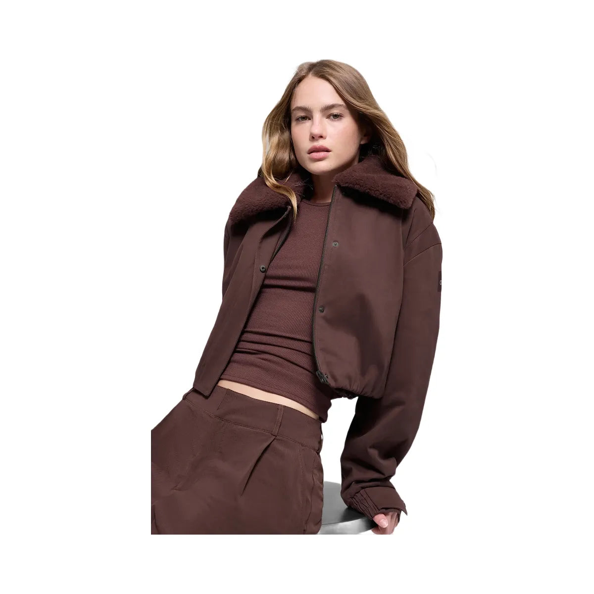Alo Women's Navigator Jacket - Brownstone