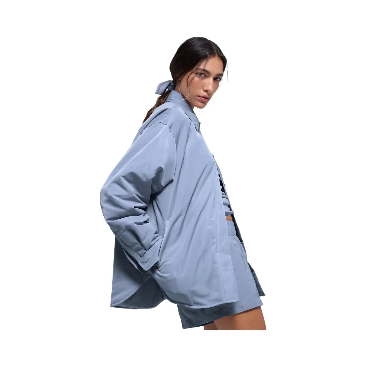 Alo Women's Socialite Shacket - Winter Frost