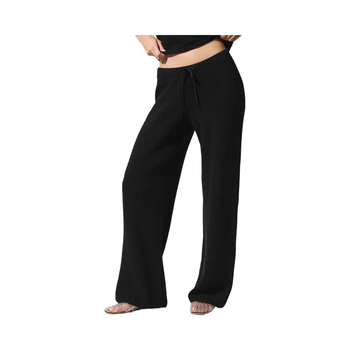 Alo Women's Supernatural Sweater Pant - Black