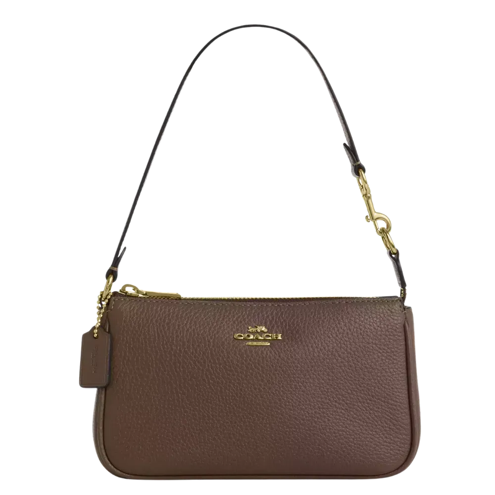 Coach Nolita 19 Pebbled Leather Dark Stone