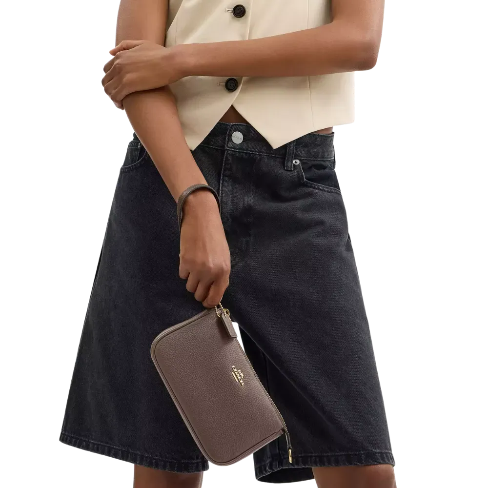Coach Nolita 19 Pebbled Leather Dark Stone