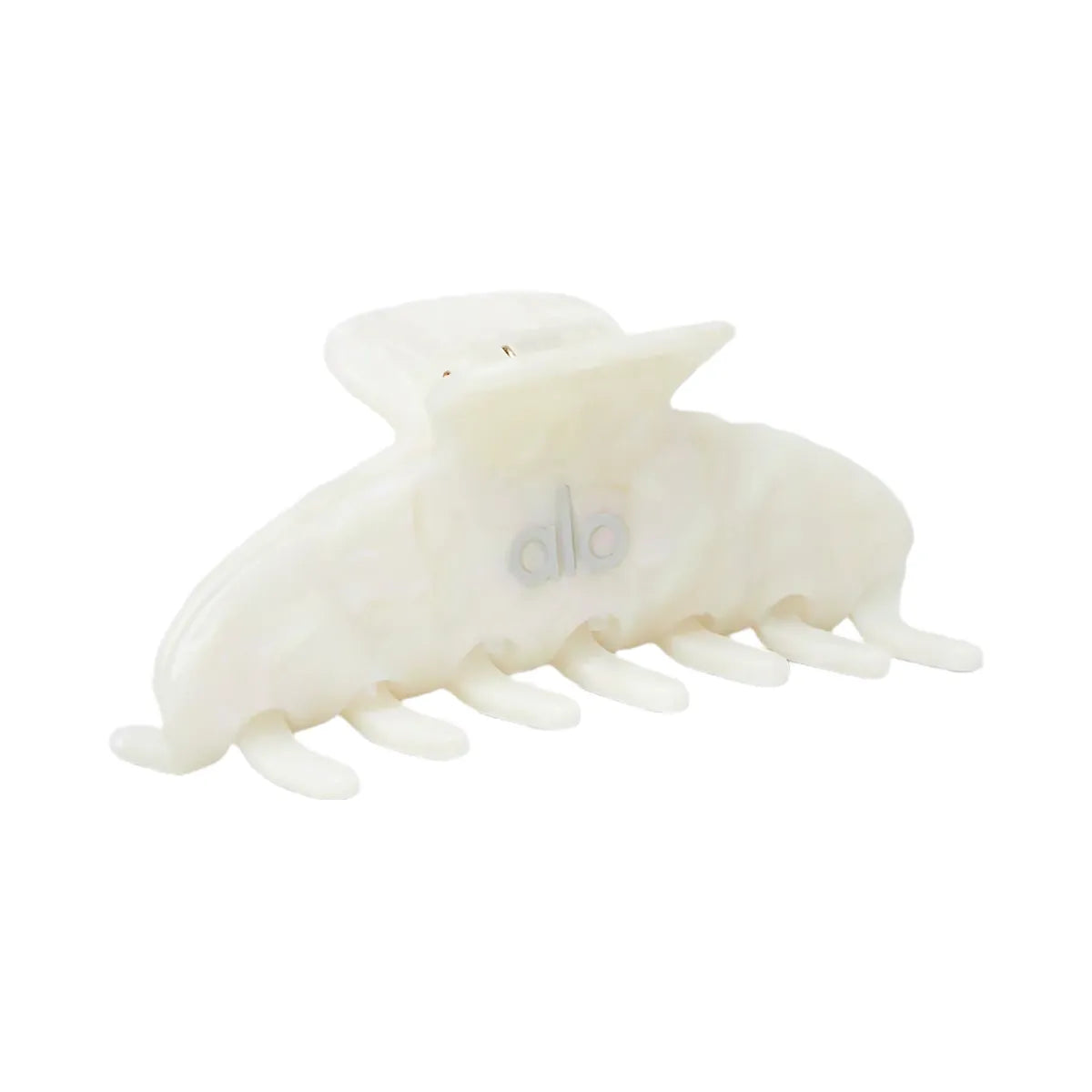 Alo 90's Claw Clip - White Pearl