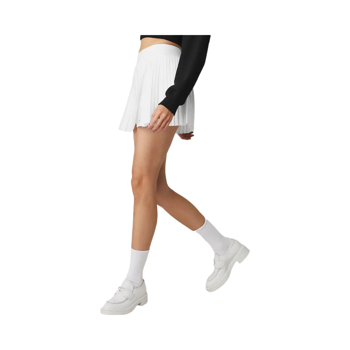 Alo Women's Aces Tennis Skirt - White