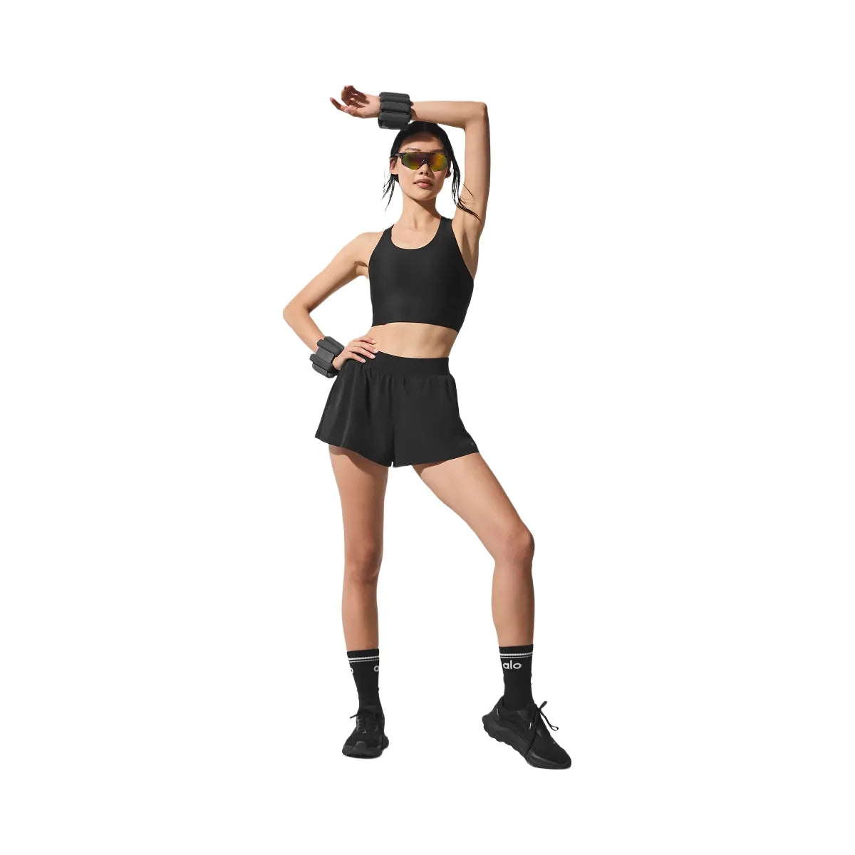 Alo Women's Airlift Super Sleek Bra Tank - Black