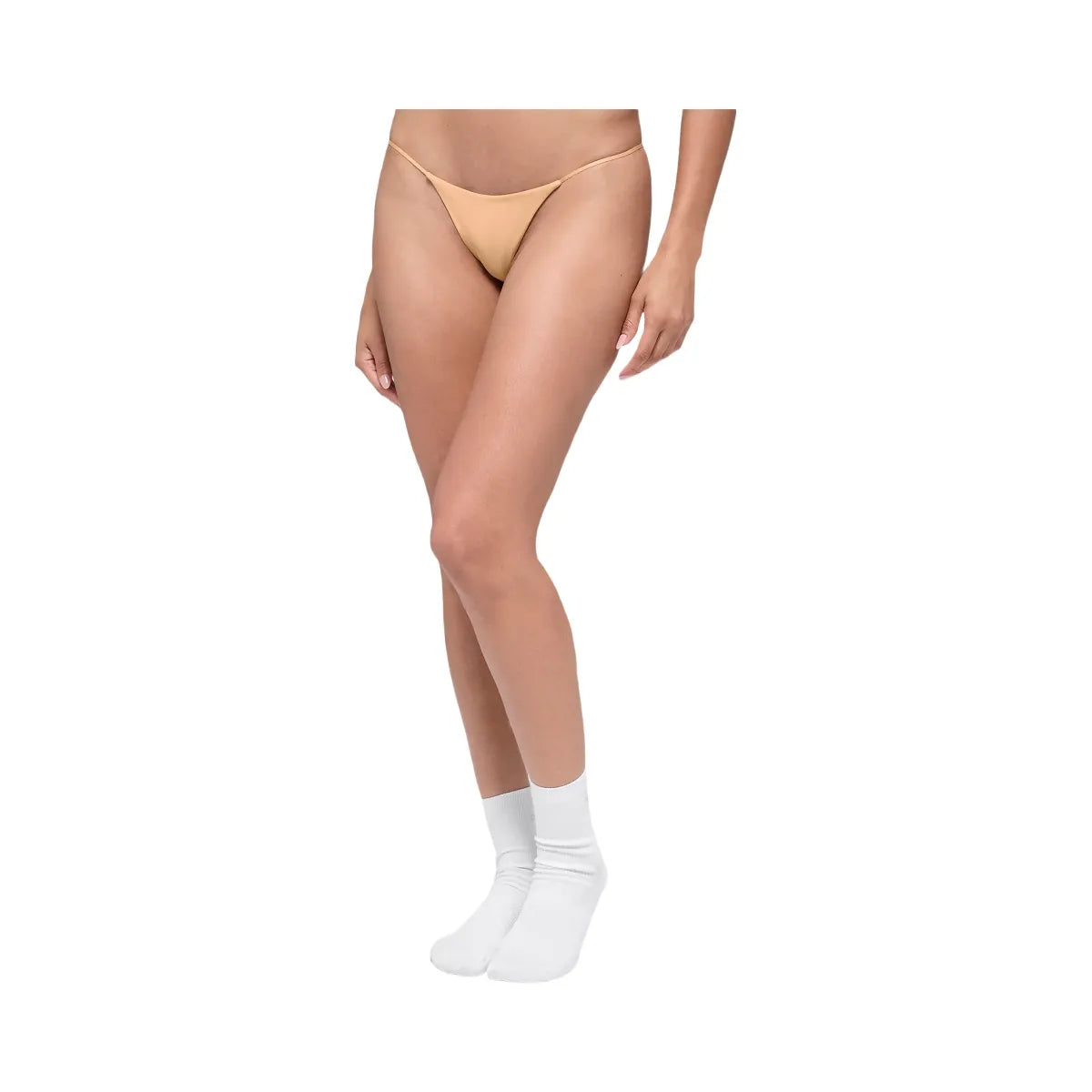 Alo Women's Airmesh Venus Thong - Champagne