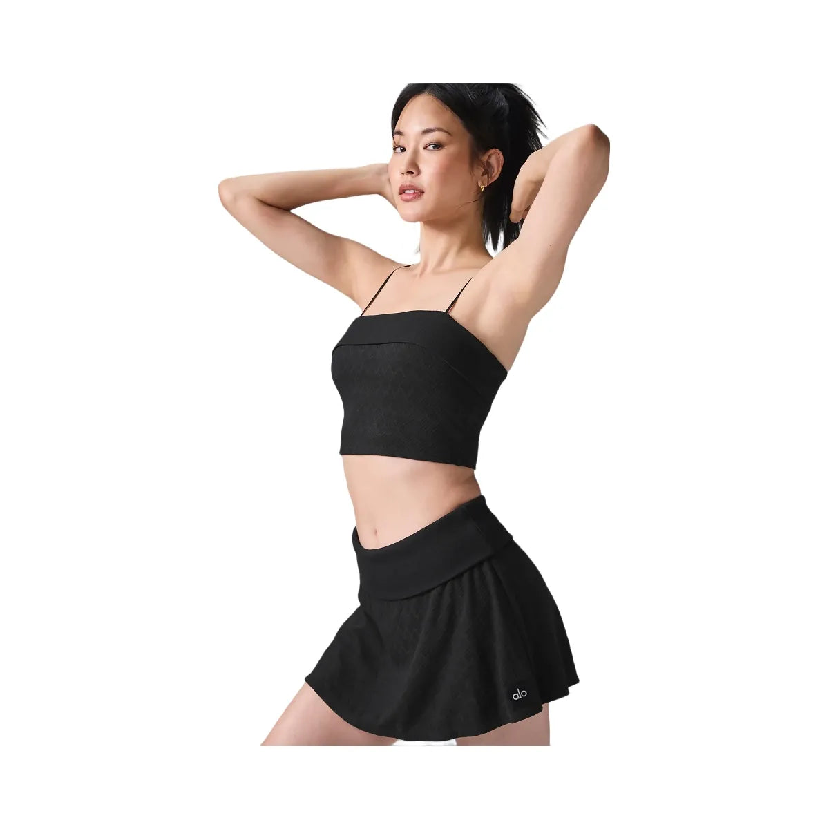 Alo Women's Doubles Only Bra Tank - Black