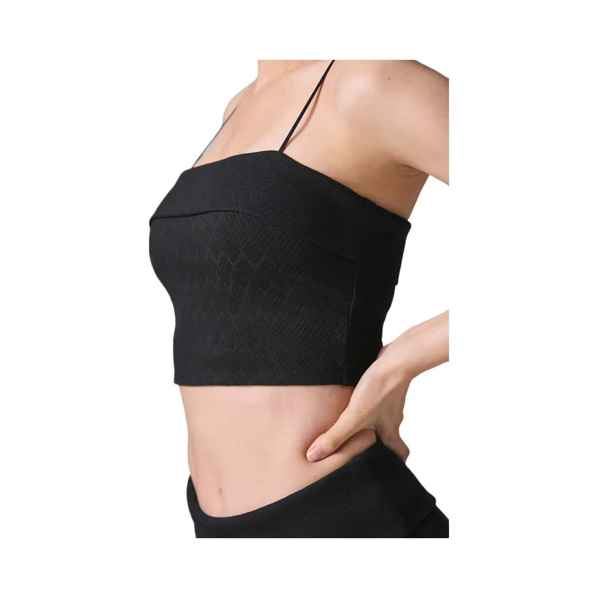 Alo Women's Doubles Only Bra Tank - Black
