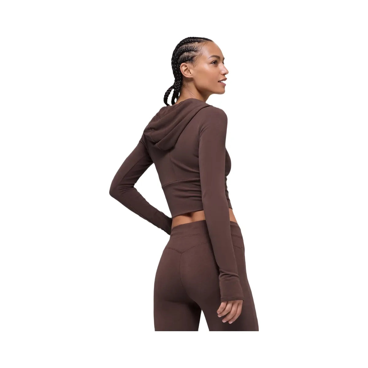 Alo Women's Sway Full Zip Hoodie - Brownstone