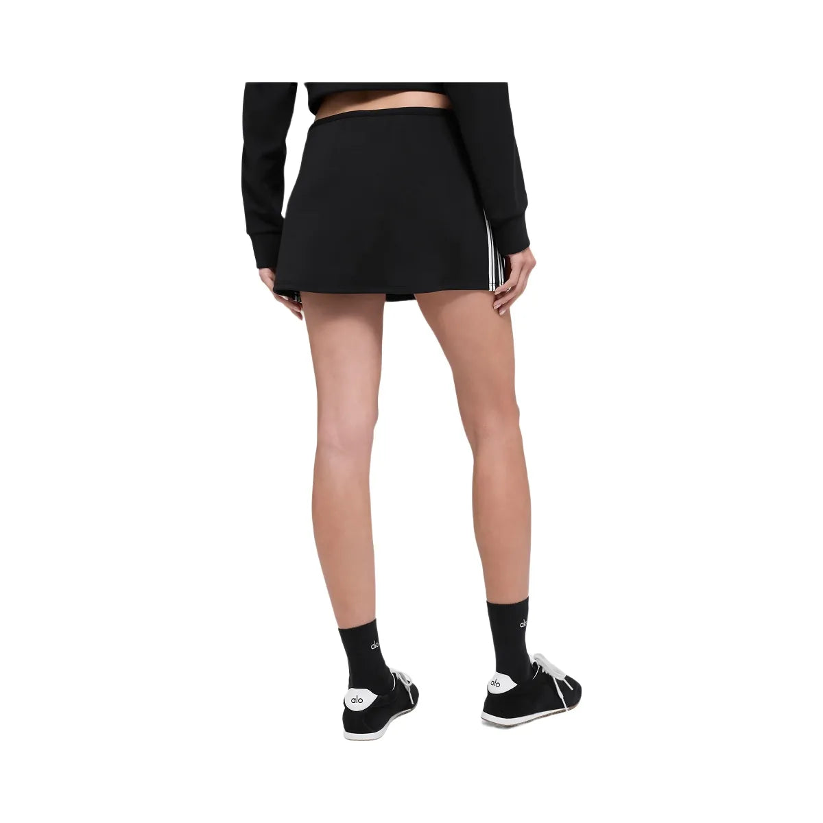 Alo Women's Track Star Mini Skirt - Black