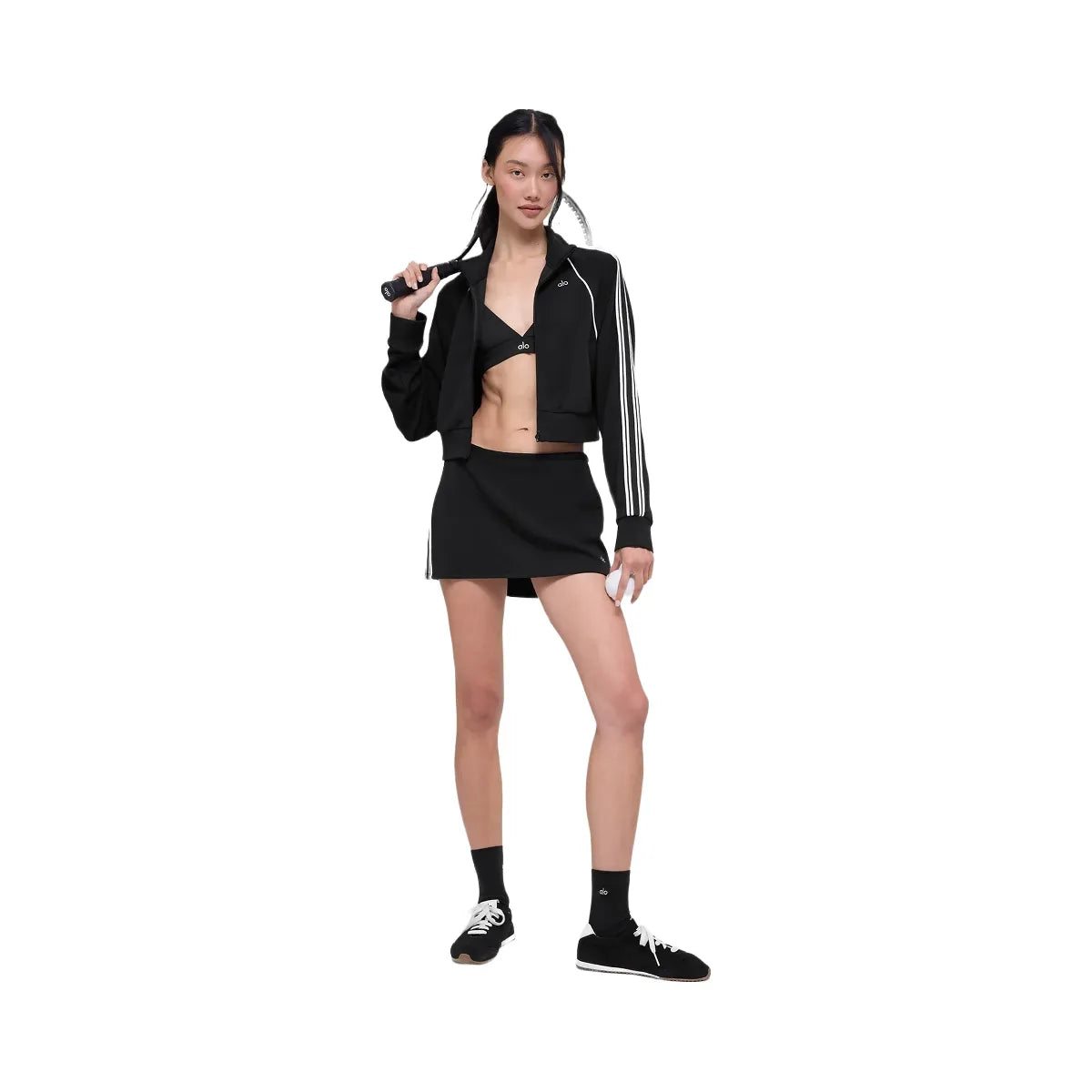 Alo Women's Track Star Mini Skirt - Black