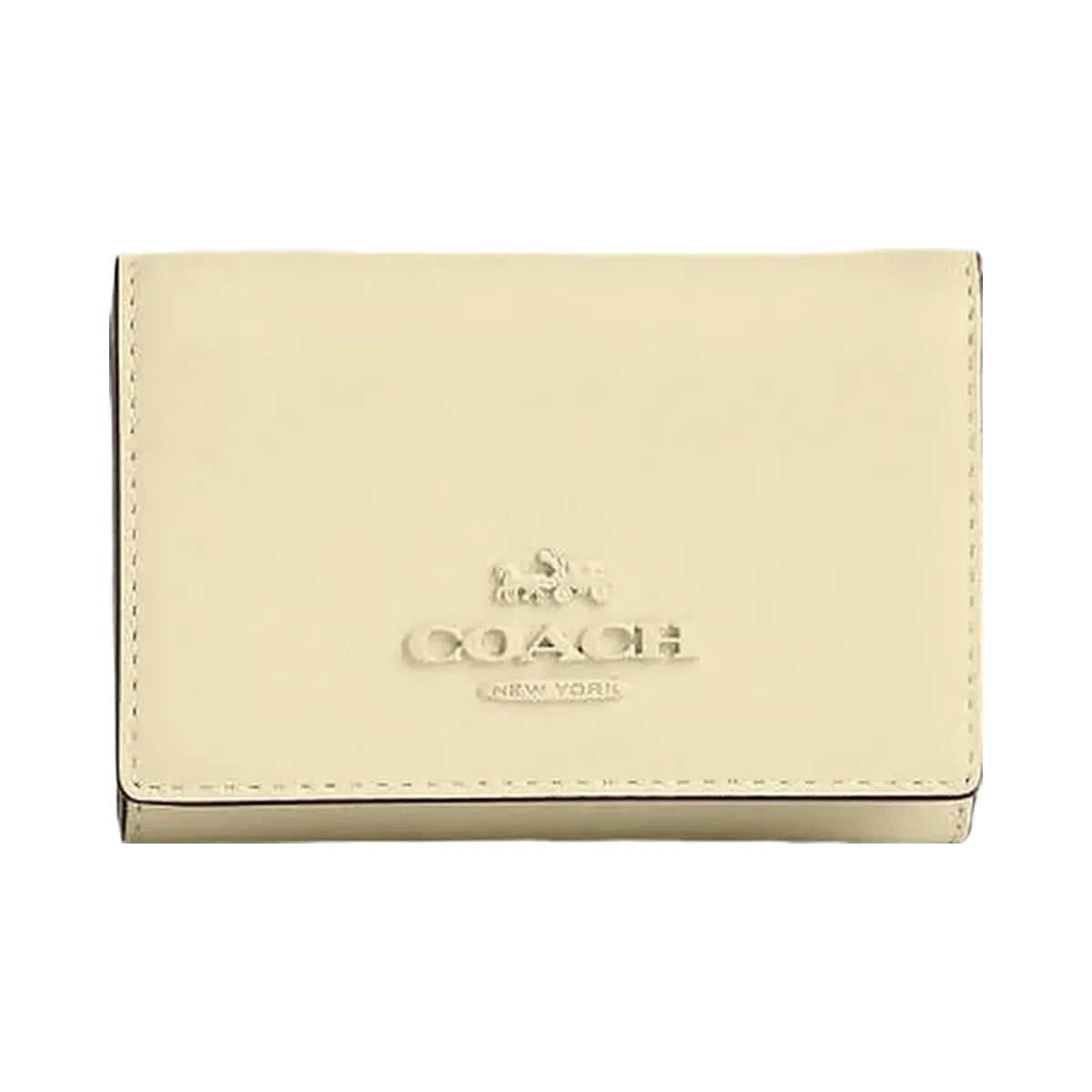 Coach Micro Wallet Leather-Im-Moonlight