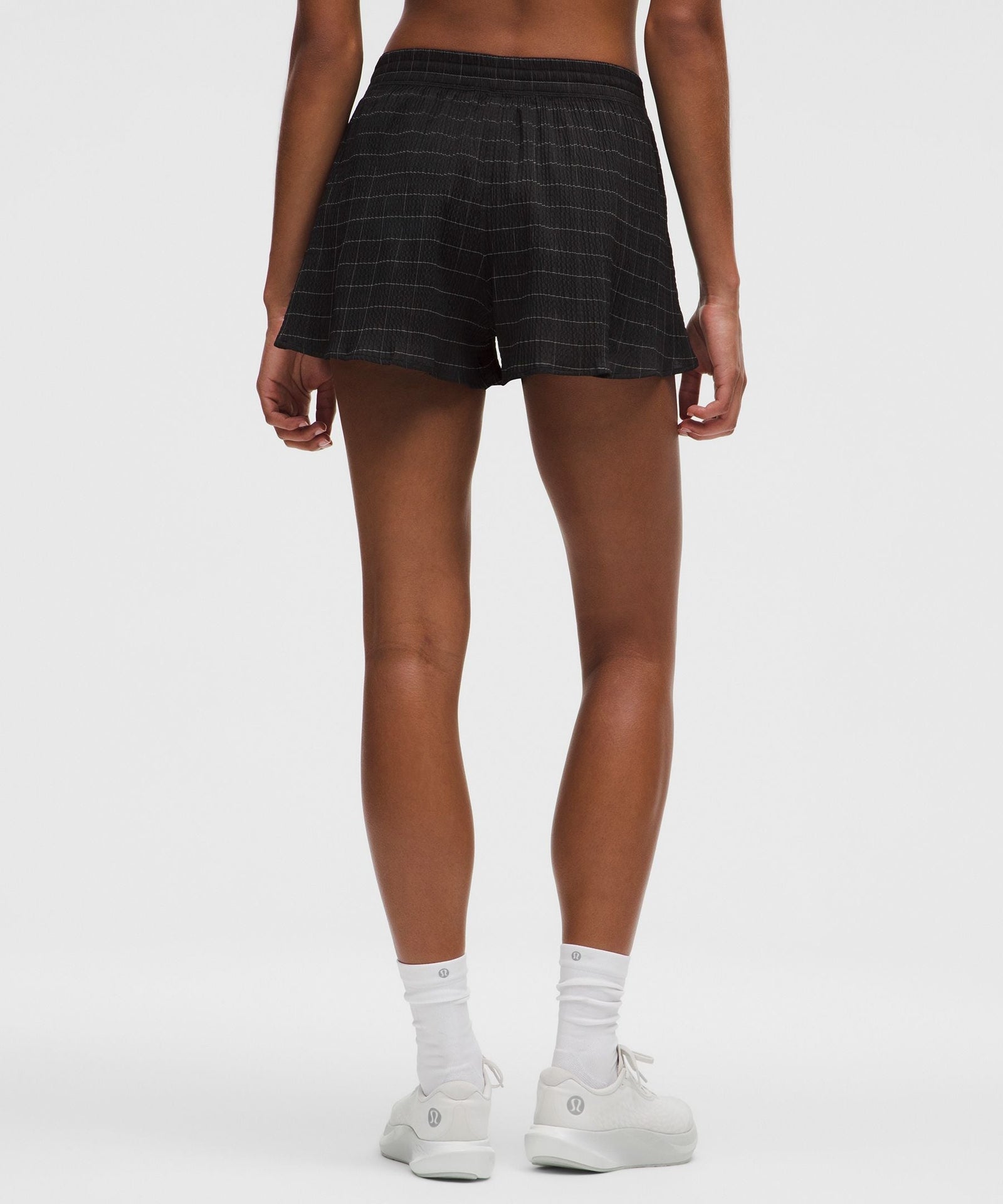 Lululemon Women's Negative Split Textured Run Shorts 2.5" *Reflective