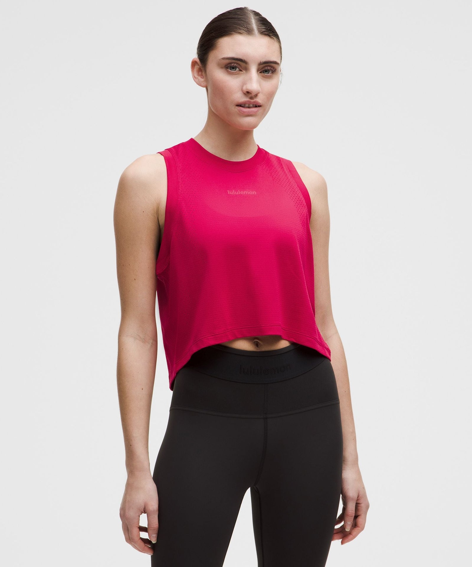 Lululemon Women's Swiftly High-Low Cropped Tank Top