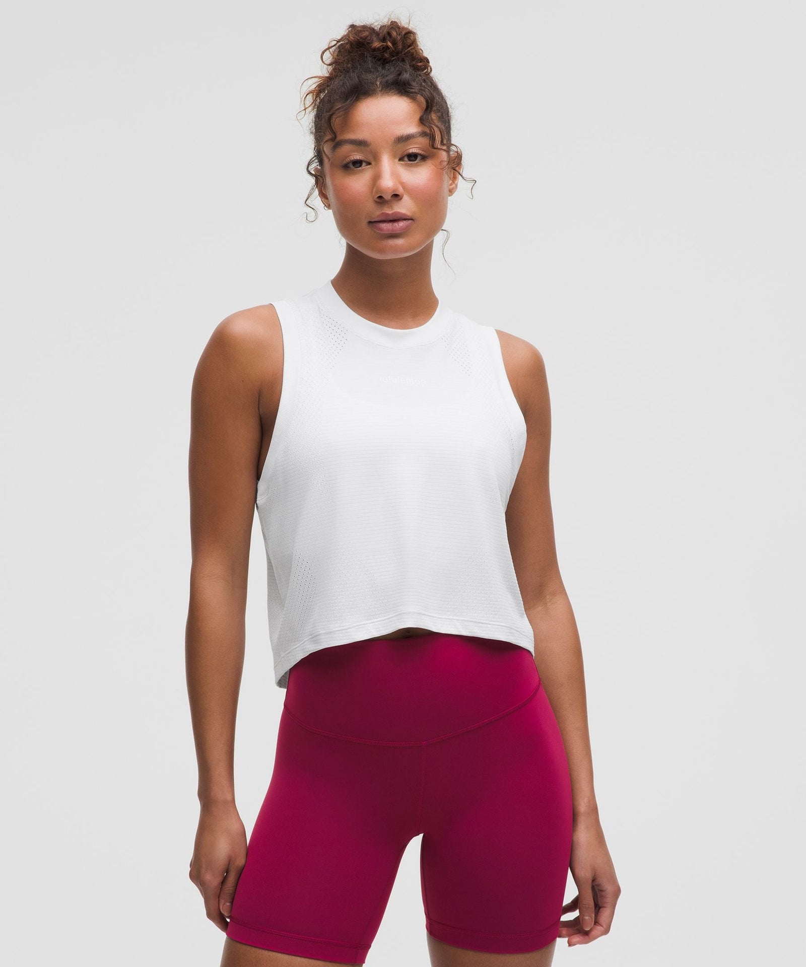 Lululemon Women's Swiftly High-Low Cropped Tank Top