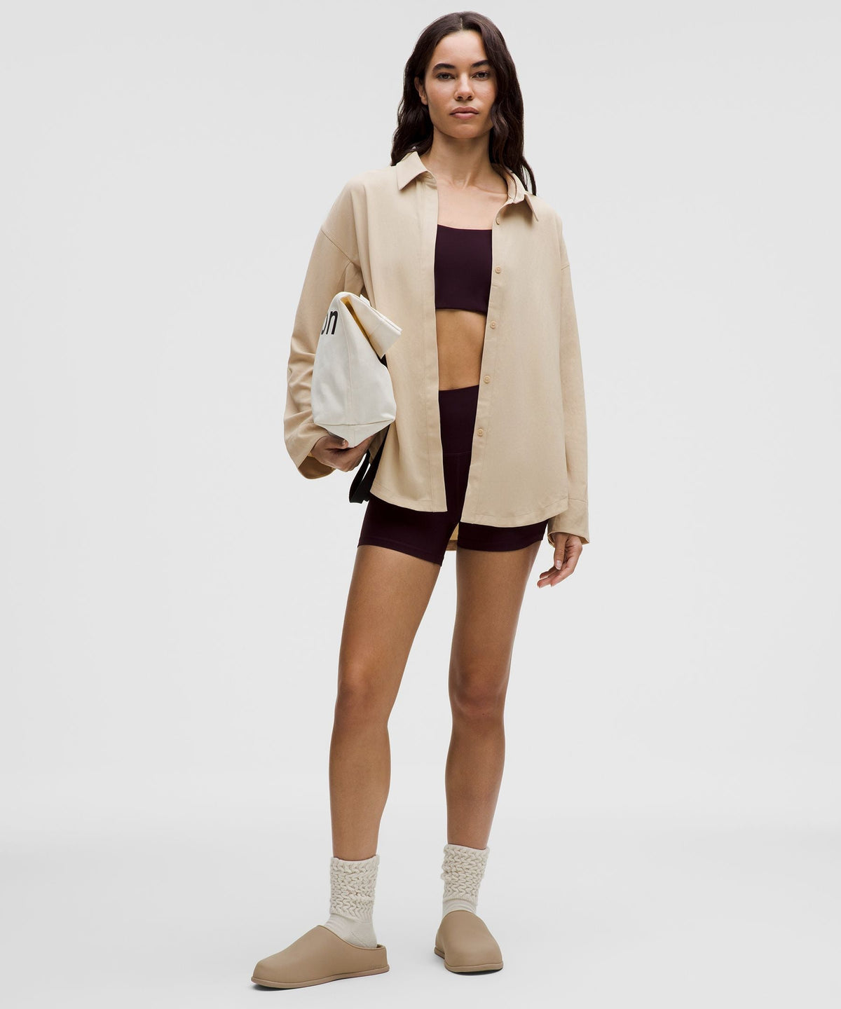 Lululemon Women's Long Button-Front Shirt