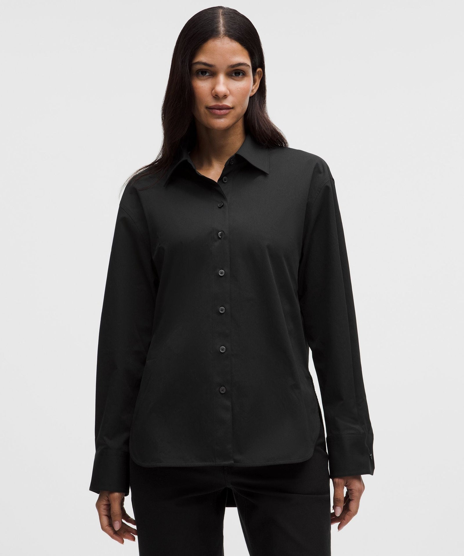 Lululemon Women's Woven Relaxed-Fit Button-Up Shirt