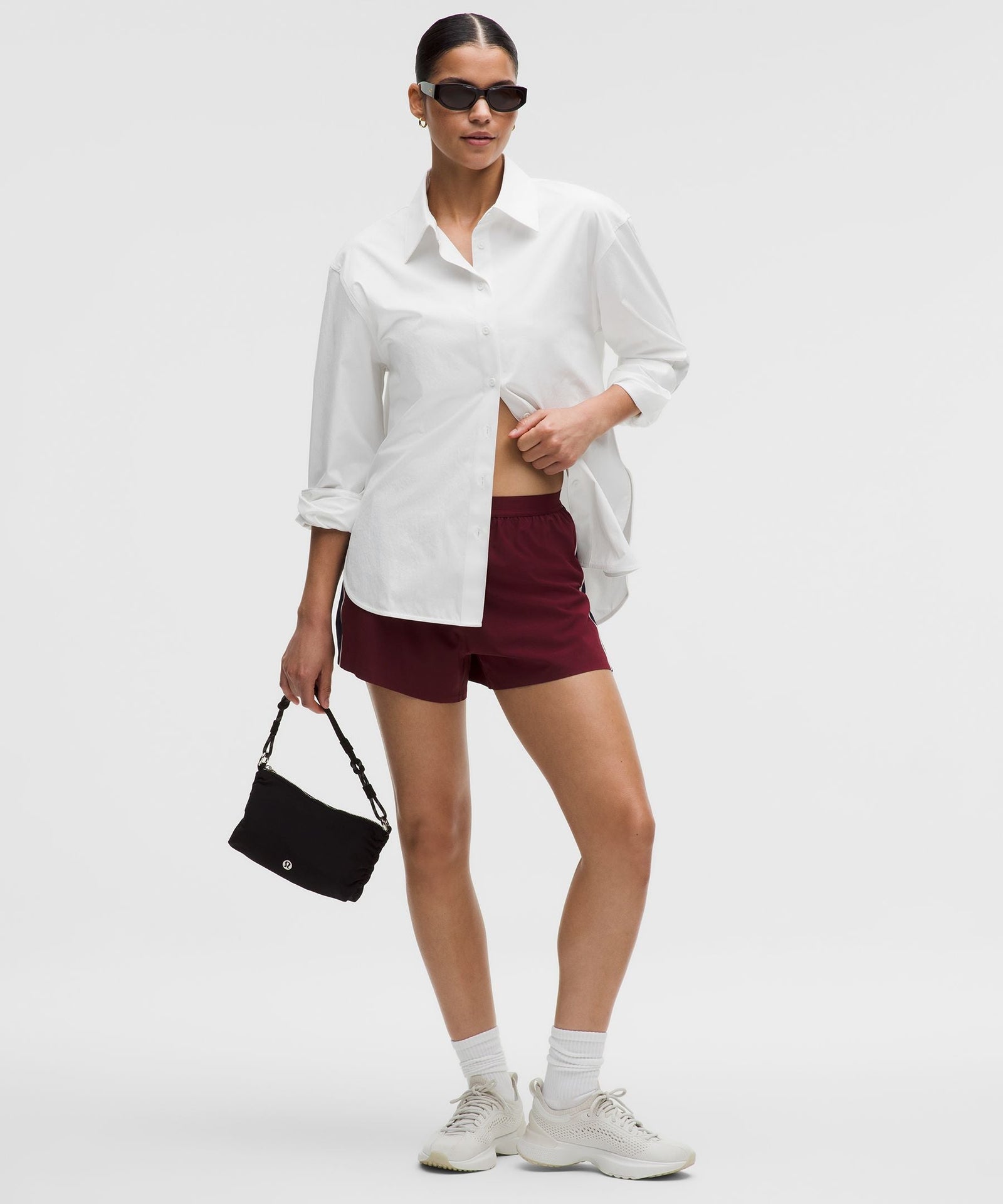 Lululemon Women's Woven Relaxed-Fit Button-Up Shirt