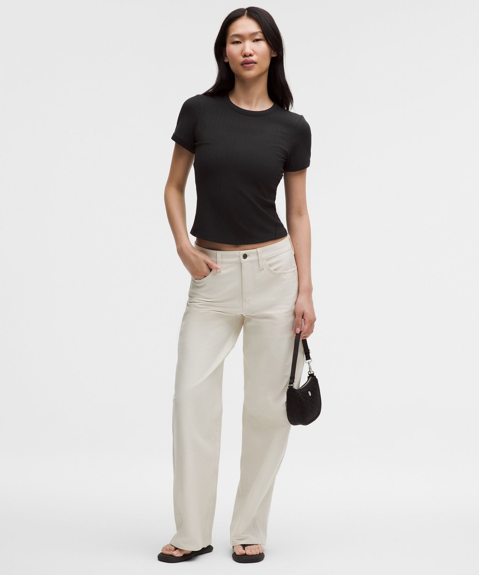 Lululemon Women's Hold Tight Micro-Rib Straight-Hem T-Shirt