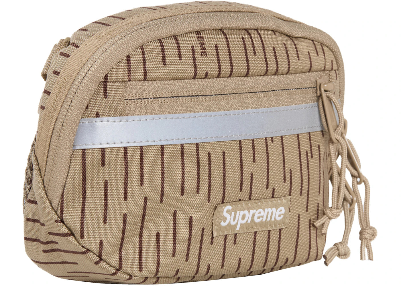Supreme Mini Side Bag Tan Raindrop