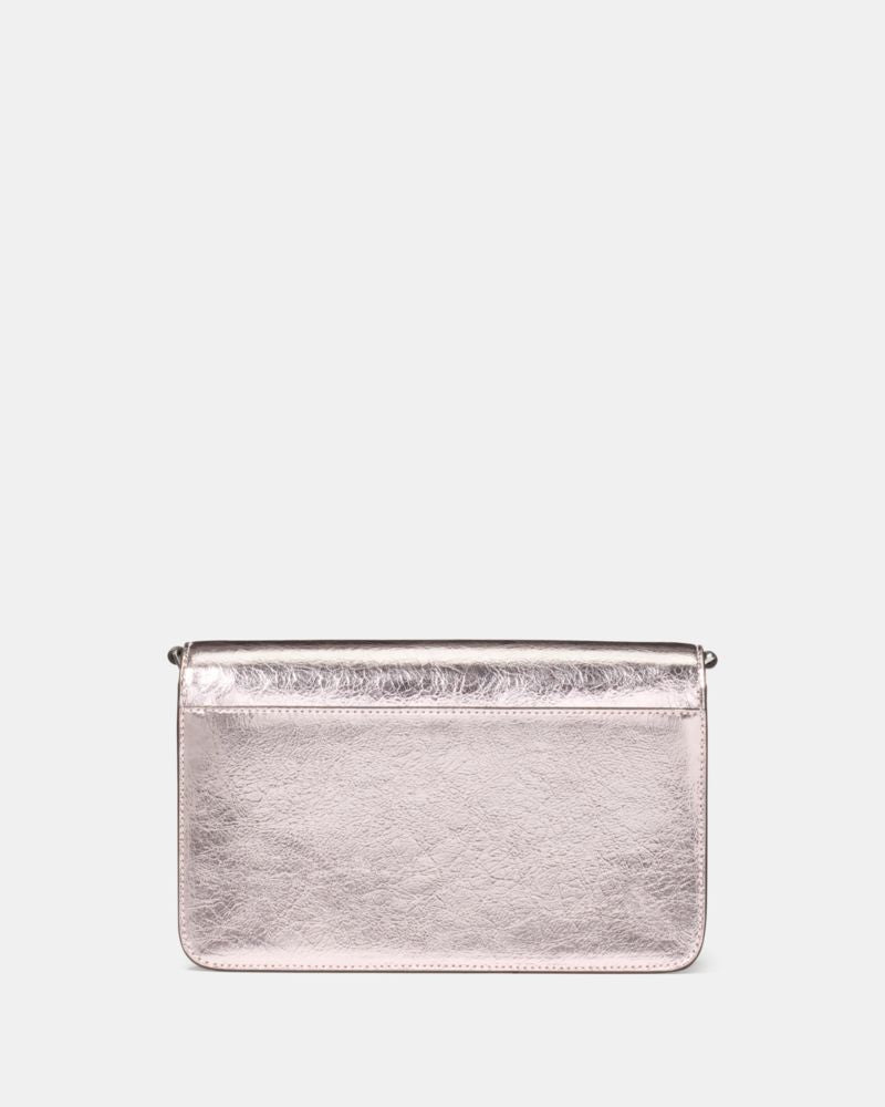 KateSpade Madison Metallic Willow Mini Flap Crossbody Lilac Moonlight