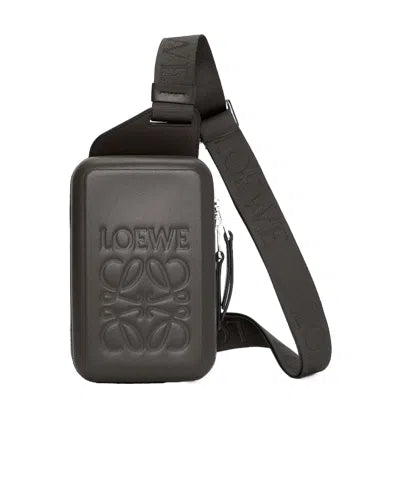 Loewe Logo Embossed Zipped Crossbody Bag