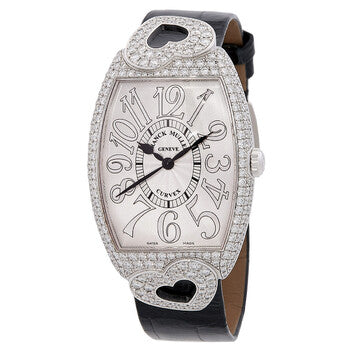Franck Muller Vanguard Lady Mother of Pearl Dial Leather Strap Watch WMNS - V 32 SC AT FO L COL DRM D CD (BC)