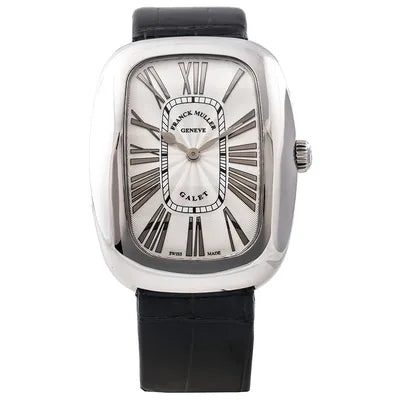 Franck Muller Galet Grey Dial Leather Strap Watch WMNS - 3002 M QZ REL R D 1R