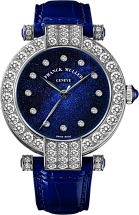 Franck Muller Cielo Blue Dial Leather Strap Watch WMNS - 3680 SC FO D 1R IND CD CIELO 5N
