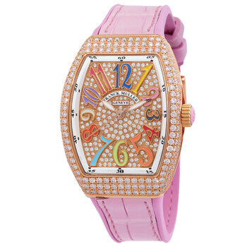 Franck Muller Cielo Blue Dial Leather Strap Watch WMNS - 3680 SC FO D 1R IND CD CIELO 5N