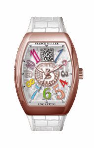 Franck Muller Color Dreams White Dial Leather Strap Watch WMNS - AC NR V 32 QZ COL DRM