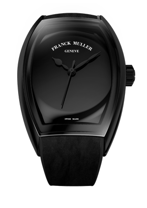 Franck Muller Curvex CX Black Dial Leather Strap Watch WMNS - CX 36 SC AT 5N TTNRBR