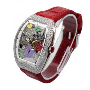 Franck Muller Heart Skeleton Dial Leather Strap Watch WMNS - V 35 S6 SQT HEART COL DRM D (BC)-5N