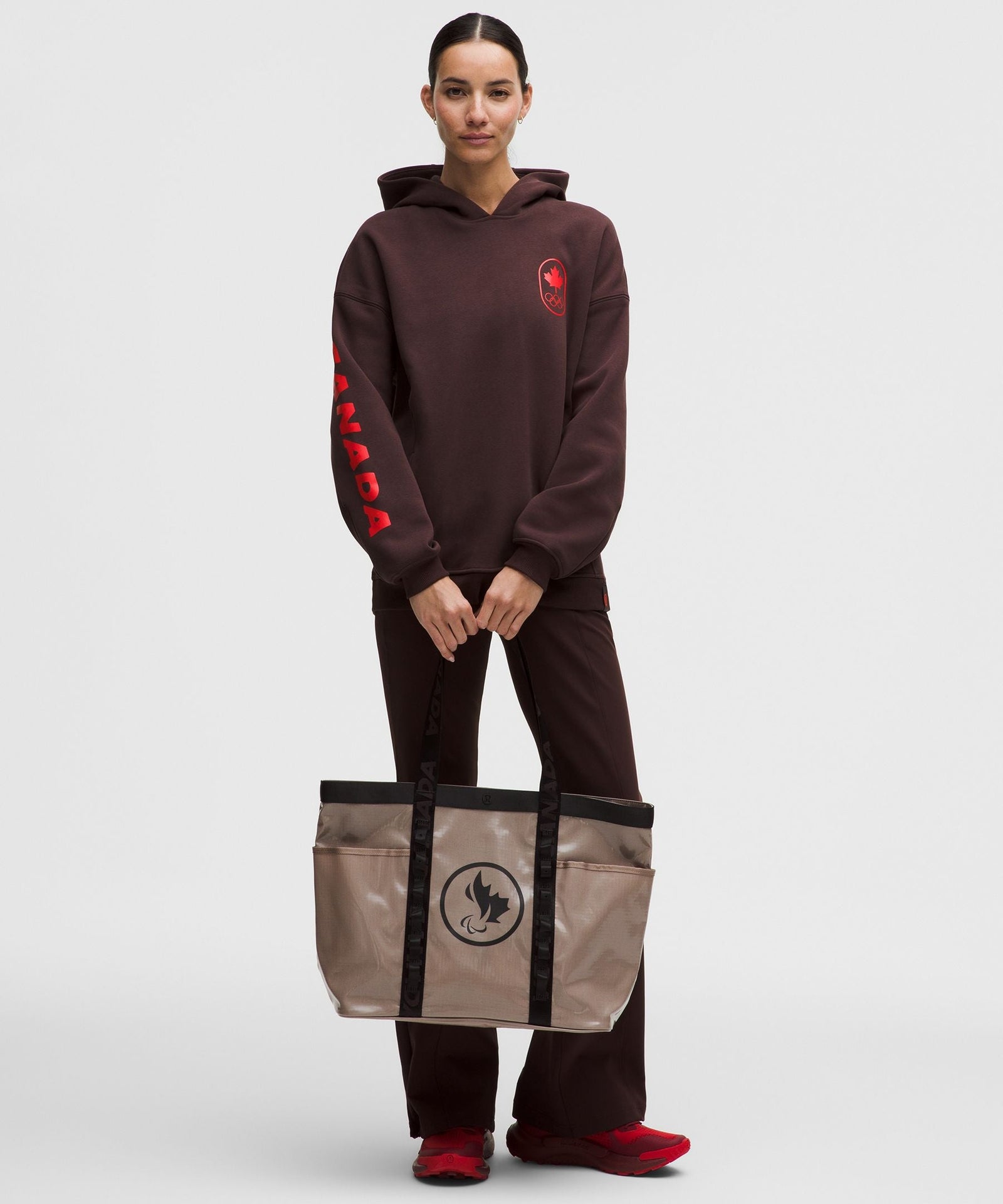 Lululemon Team Canada Ripstop Cinch-Closure Tote Bag 20L *CPC Logo