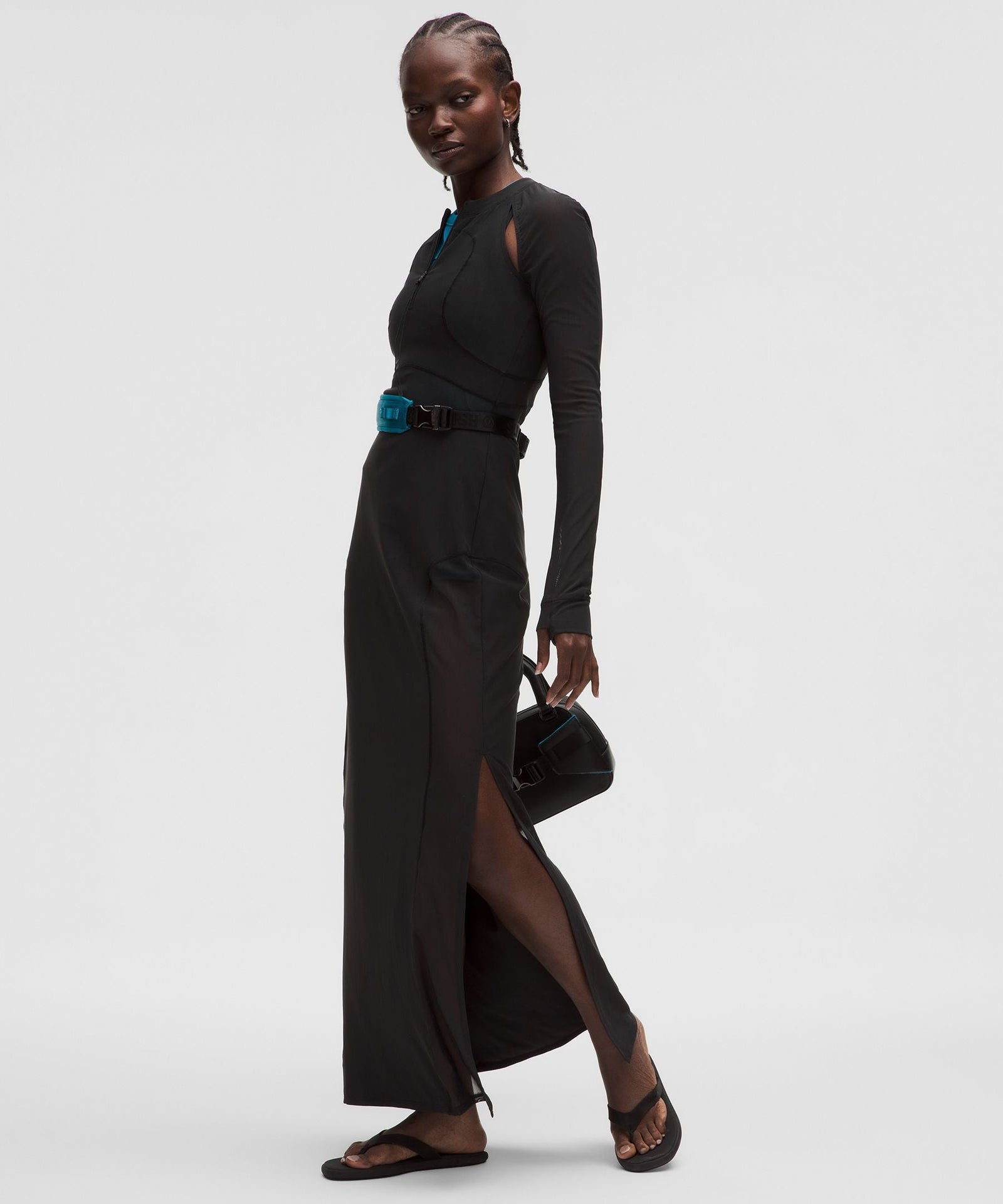 Lululemon Mesh Cutout Long-Sleeve Dress *SLNSH Collection