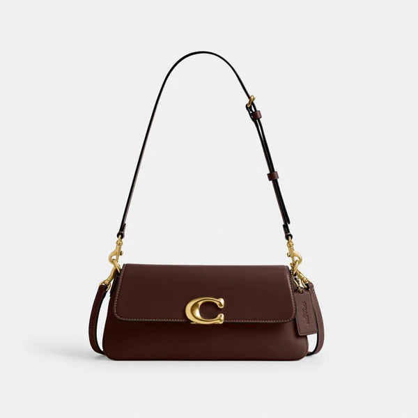 Coach Jet Shoulder Bag Brass Maple