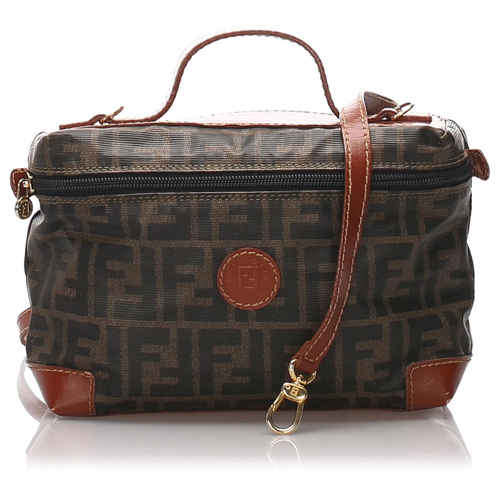 Fendi Vanity Bag Bag Brown