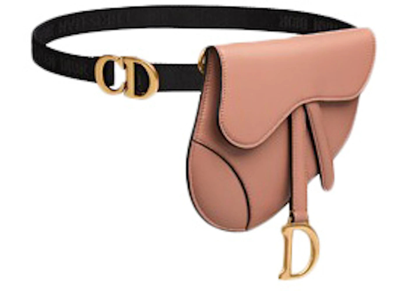 Dior Saddle Belt Bag Calfskin Blush