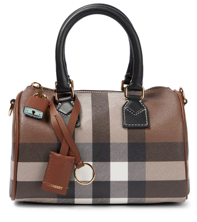 Burberry Mn Drawstring Bag Dark Birch Brown