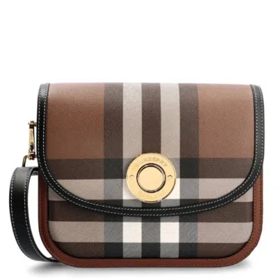 Burberry Mn Drawstring Bag Dark Birch Brown