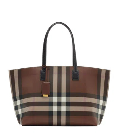 Burberry Mn Drawstring Bag Dark Birch Brown