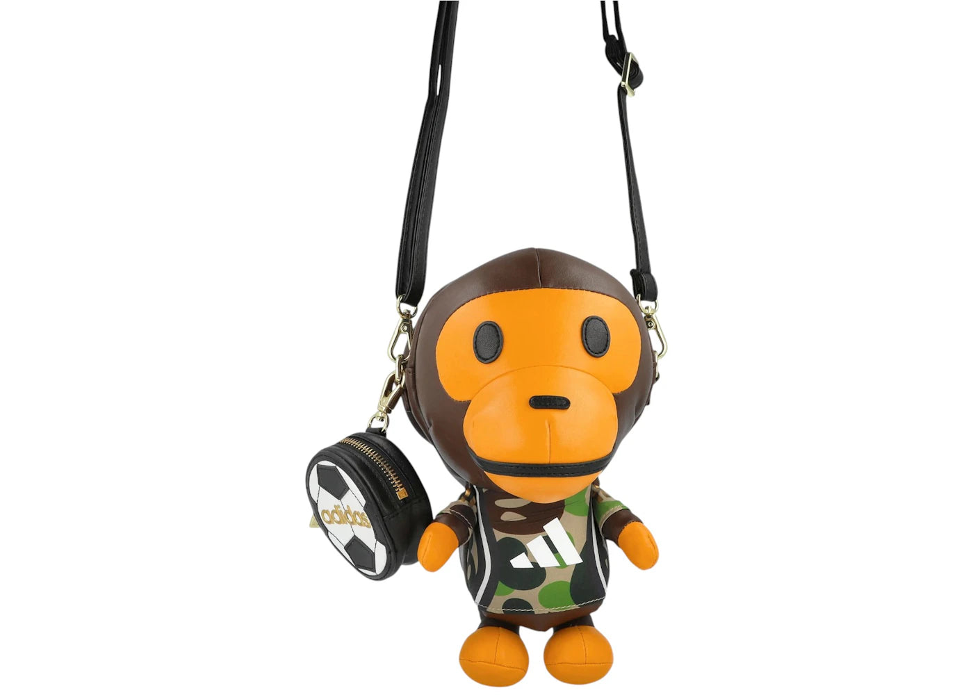 Bape x Adidas Baby Milo Shoulder Bag Brown