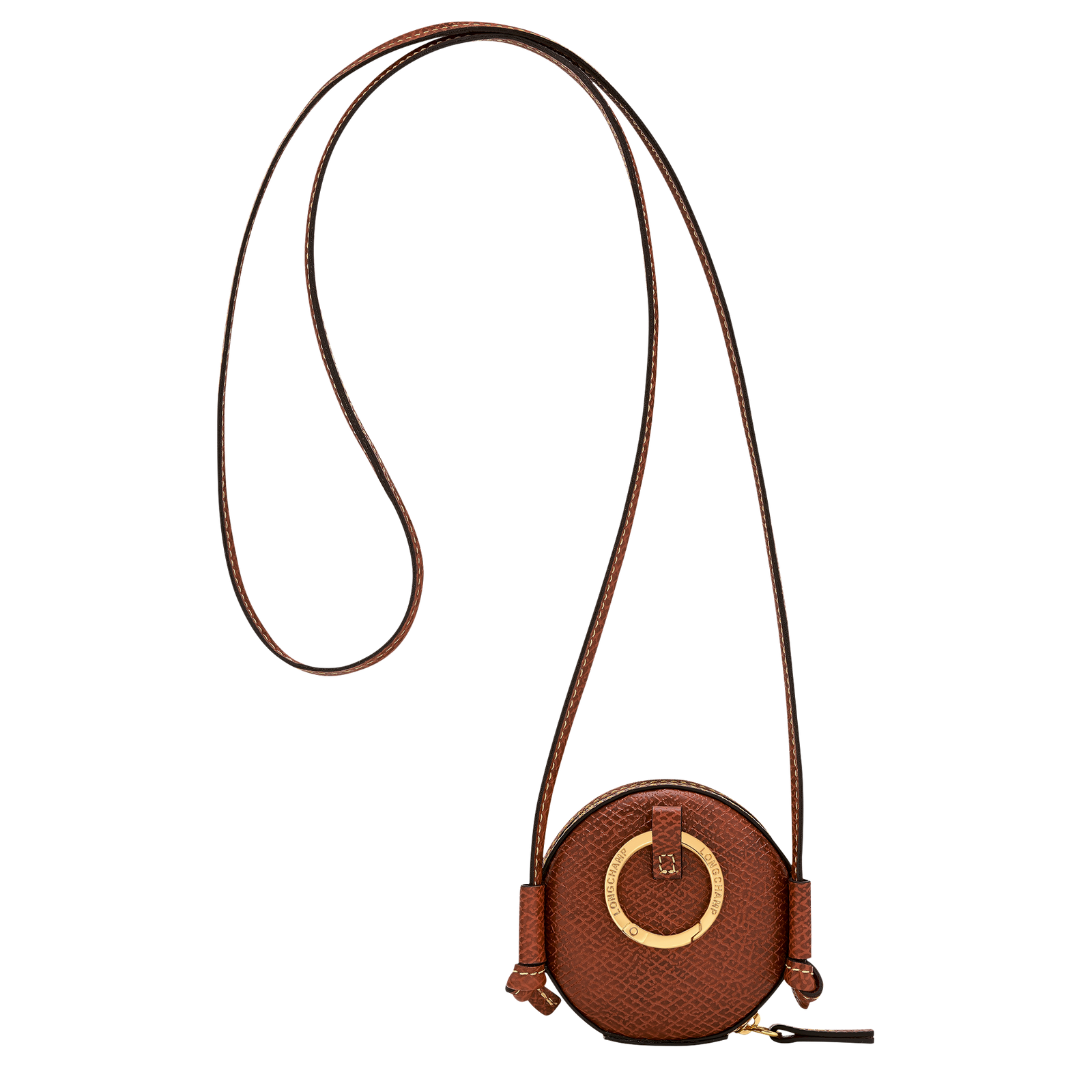 Longchamp Épure Coin purse with cord Brown