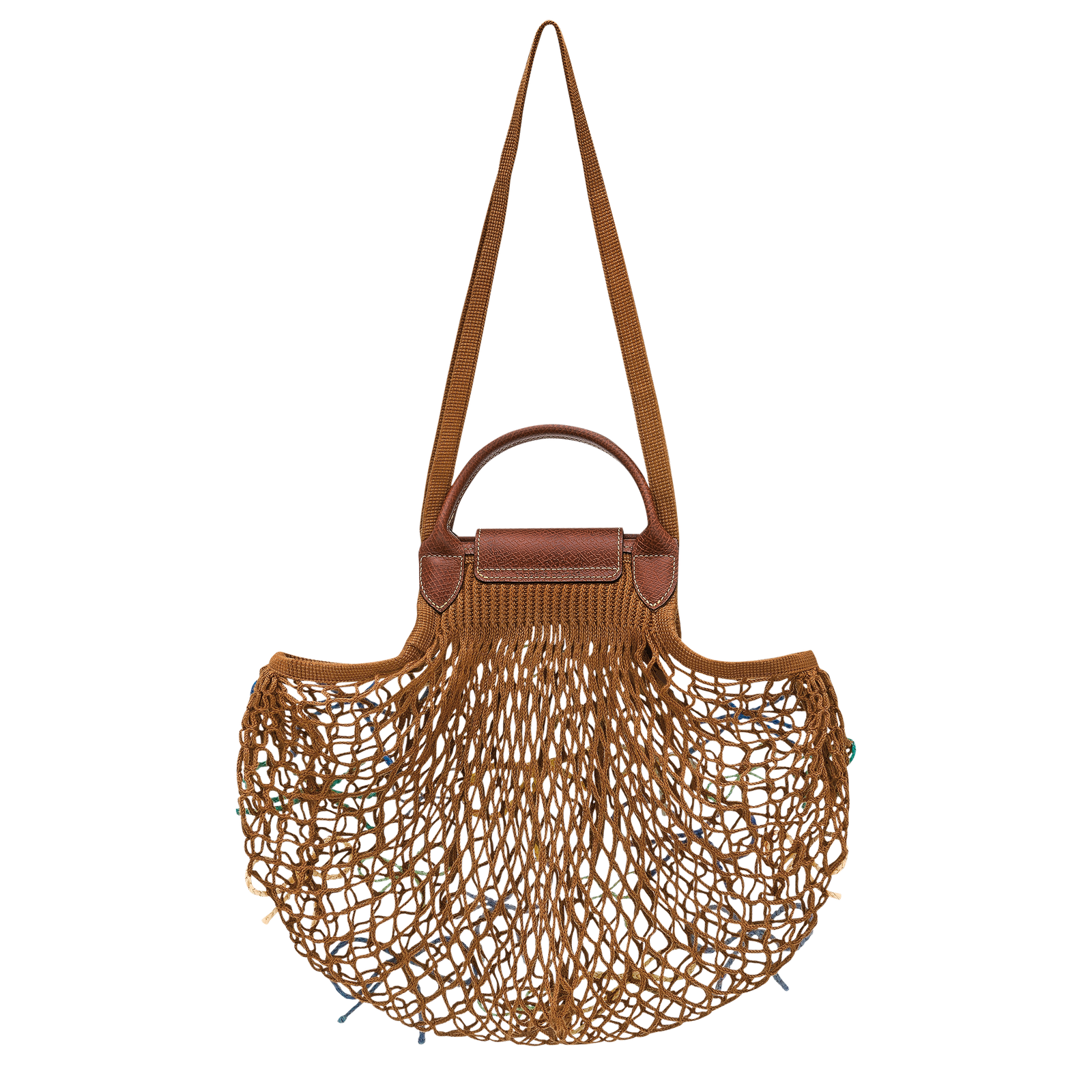 Longchamp Le Pliage Collection L Mesh bag Tobacco